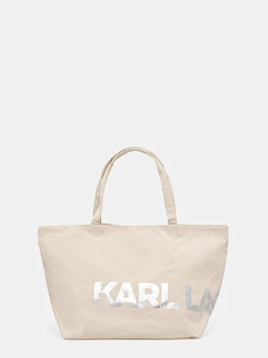 Karl Lagerfeld torebka kolor beżowy A1W50060