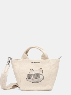 Karl Lagerfeld torebka kolor beżowy A2W50044