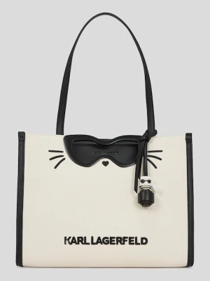 Karl Lagerfeld torebka kolor beżowy A3W30331