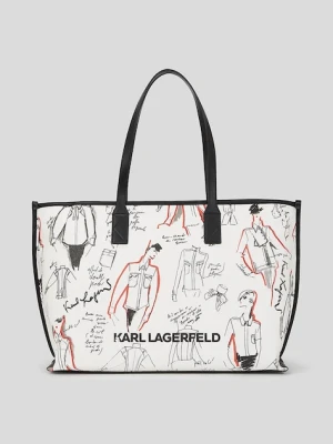 Karl Lagerfeld torebka kolor biały A3W30333