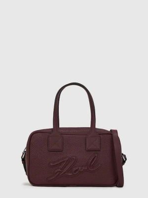 Karl Lagerfeld torebka kolor bordowy A4W30047