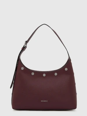 Karl Lagerfeld torebka kolor bordowy A4W30119