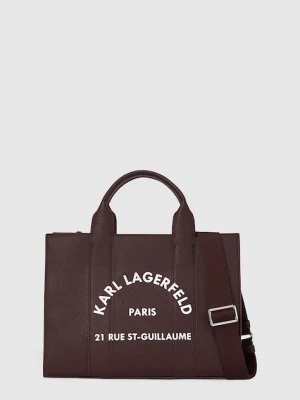 Karl Lagerfeld torebka kolor bordowy A4W30264