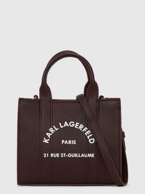 Karl Lagerfeld torebka kolor bordowy A4W30266