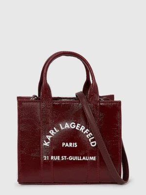 Karl Lagerfeld torebka kolor bordowy A4W50015