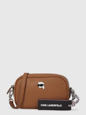 Karl Lagerfeld torebka IKON kolor brązowy A4W30248