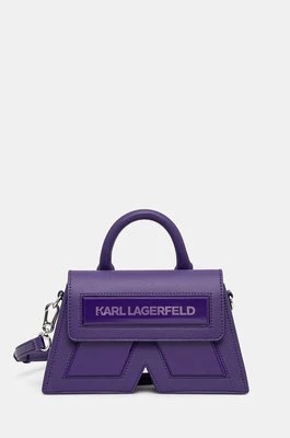 Karl Lagerfeld torebka kolor fioletowy 245W3107