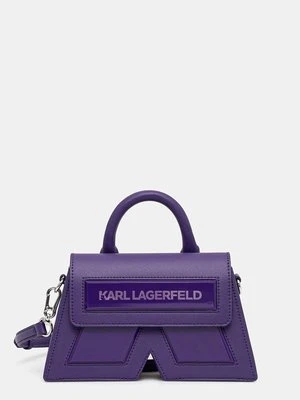 Karl Lagerfeld torebka kolor fioletowy 245W3107