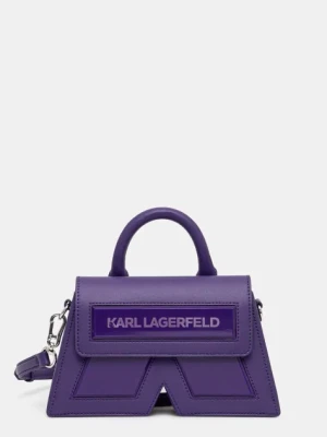 Karl Lagerfeld torebka kolor fioletowy 245W3107