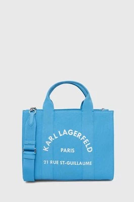 Karl Lagerfeld torebka kolor niebieski