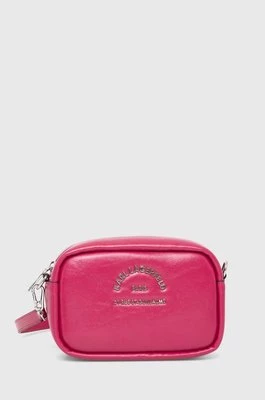 Karl Lagerfeld torebka kolor różowy 245W3096