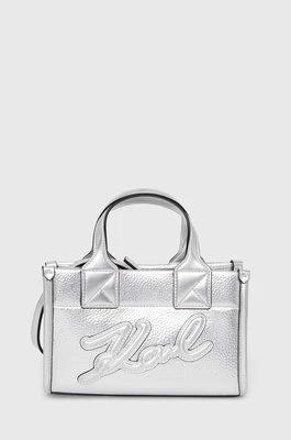 Karl Lagerfeld torebka kolor srebrny 245W3093