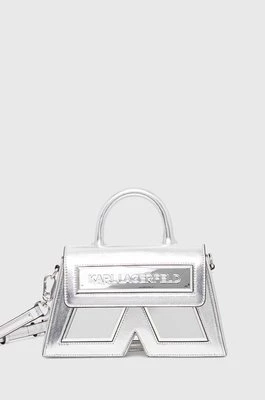 Karl Lagerfeld torebka kolor srebrny 245W3095