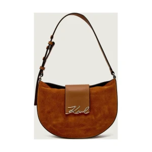 Karl Lagerfeld Torebka na ramię k/signature | zamsz