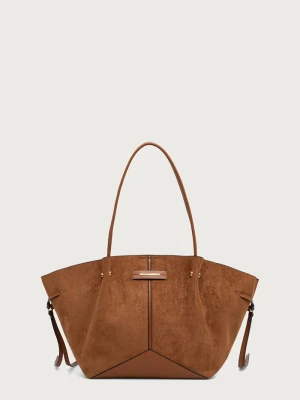 Karl Lagerfeld torebka shopper damska brązowy