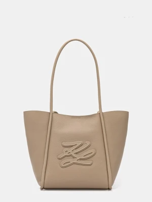 Karl Lagerfeld torebka shopper damska skórzana K/AUTOGRAPH