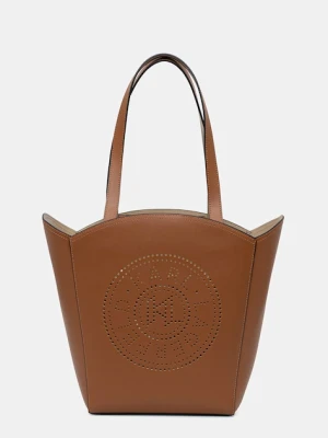 Karl Lagerfeld Torebka shopper damska skórzana K/CIRCLE