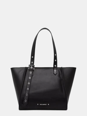 Karl Lagerfeld torebka shopper damska skórzana K/EYELETS