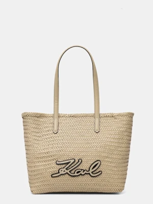 Karl Lagerfeld torebka shopper damska skórzana K/SIGNATURE