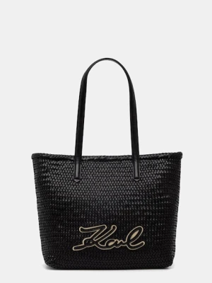 Karl Lagerfeld torebka shopper damska skórzana K/SIGNATURE