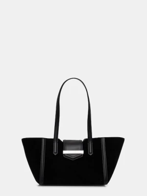 Karl Lagerfeld torebka shopper damska zamszowa K/NOVA