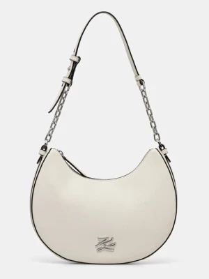 Karl Lagerfeld torebka skórzana Karl Lagerfeld x Paris Hilton kolor biały B1W30270