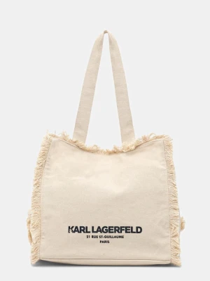 Karl Lagerfeld torebka tote damska bawełniana K/RSG