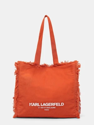 Karl Lagerfeld torebka tote damska bawełniana K/RSG