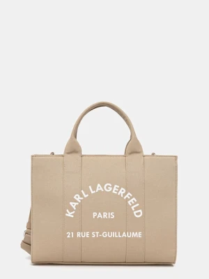 Karl Lagerfeld torebka tote damska bawełniana K/RSG