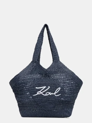 Karl Lagerfeld torebka tote damska pleciona K/SIGNATURE
