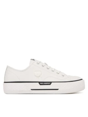 KARL LAGERFELD Trampki Kampus Max III KL50470N Biały