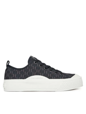 KARL LAGERFELD Trampki Kampus Max V KL50516 Granatowy