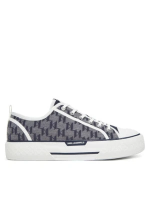 KARL LAGERFELD Trampki KL50425 Granatowy