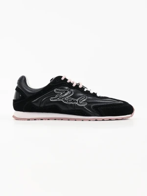 Karl Lagerfeld Venus sneakersy damskie skórzane czarny