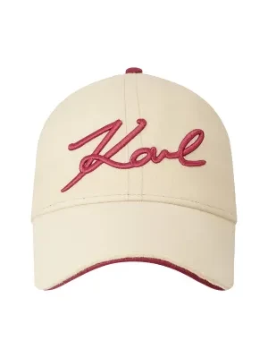 Karl Lagerfeld Wełniana bejsbolówka K/Signature