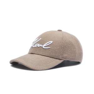 Karl Lagerfeld Wełniana bejsbolówka k/signature