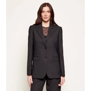 Karl Lagerfeld Wełniana marynarka Logo Tape | Relaxed fit