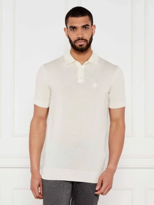 Karl Lagerfeld Wełniane polo | Regular Fit