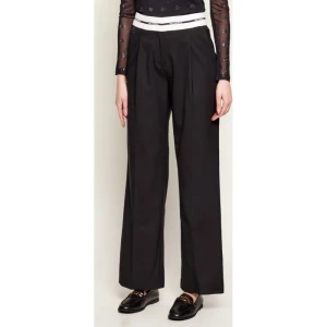 Karl Lagerfeld Wełniane spodnie BW ESSENTIAL | Relaxed fit