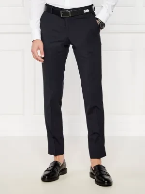 Karl Lagerfeld Wełniane spodnie | Slim Fit