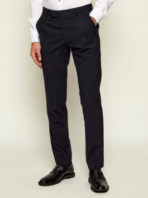 Karl Lagerfeld Wełniane spodnie | Slim Fit