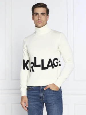 Karl Lagerfeld Wełniany golf | Regular Fit