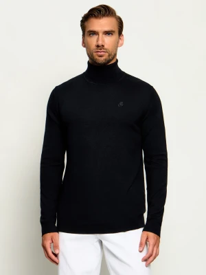 Karl Lagerfeld Wełniany golf | Regular Fit czarny
