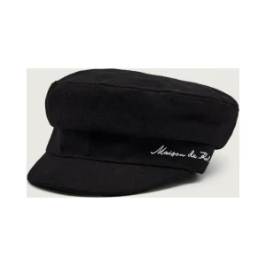 Karl Lagerfeld Wełniany kaszkiet K/sketch Baker Boy