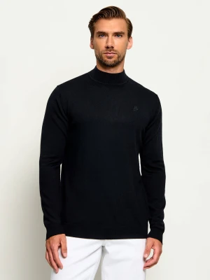 Karl Lagerfeld Wełniany półgolf | Regular Fit czarny