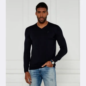 Karl Lagerfeld Wełniany sweter | Regular Fit