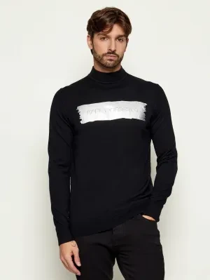 Karl Lagerfeld Wełniany sweter | Regular Fit