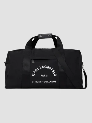 KARL LAGERFELD Сzarna torba podróżna K/rsg Nylon
