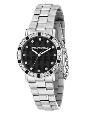 Karl Lagerfeld zegarek damski kolor srebrny R0553100502