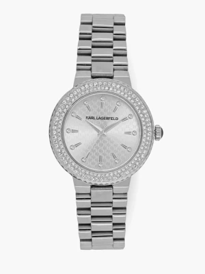 Karl Lagerfeld zegarek damski kolor srebrny R0553104502